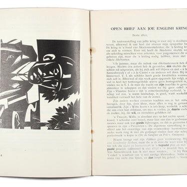 Opkomst Attendance Flemish Student Magazine No 5 1930