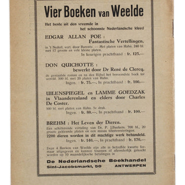 Opkomst Attendance Flemish Student Magazine No 4 1931