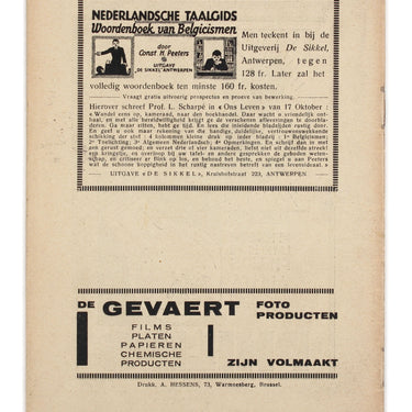 Opkomst Attendance Flemish Student Magazine No 7 1930