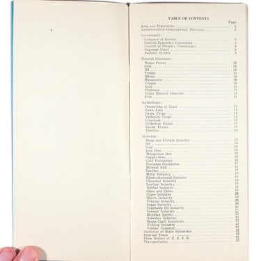 Commercial Handbook of the Union of Soviet Socialist Republics 1926