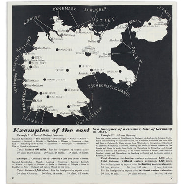 MER Reduced Fares In Germany 1936 60%