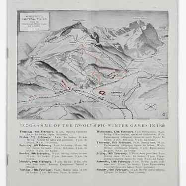 Germany IVth Olympic Winter Games 1936 Ludwig Hohlwein