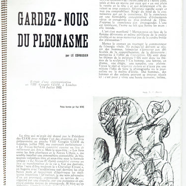 Forms et Vie: Revue Trimestrielle de Synthese des Arts #1 1951