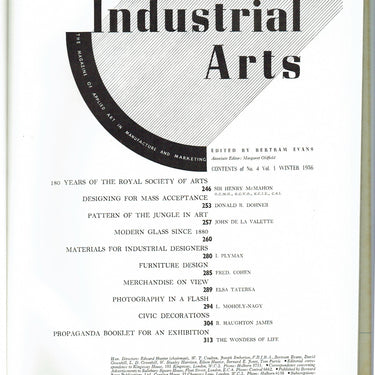 Industrial Arts Winter 1936