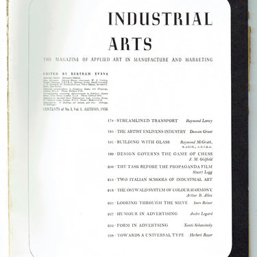 Industrial Arts Autumn 1936