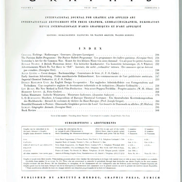 Graphis Volume 4 #23 1948