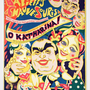 Balieff&rsquo;s Chauve Souris Music Score Katharina