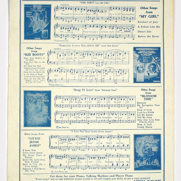 Balieff&rsquo;s Chauve Souris Music Score Katharina