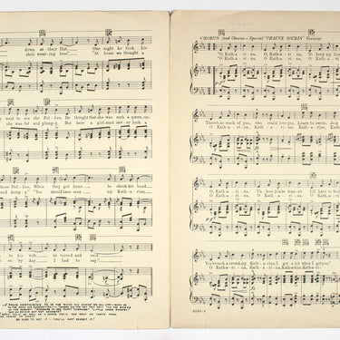 Balieff&rsquo;s Chauve Souris Music Score Katharina